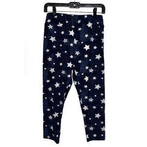Celebrate Patriotic Leggings Womens Size M 8/10 Capri Blue Star‎ Stretch CJX-C